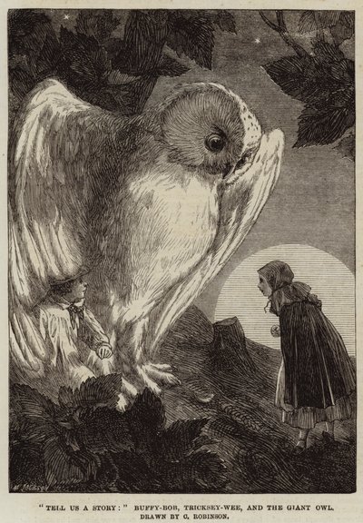 Vertel ons een verhaal, Buffy-Bob, Tricksey-Wee en de reuzenuil door Sir John Charles Robinson